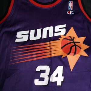 Vintage Champion Charles Barkley Phoenix Suns Jersey Authentic